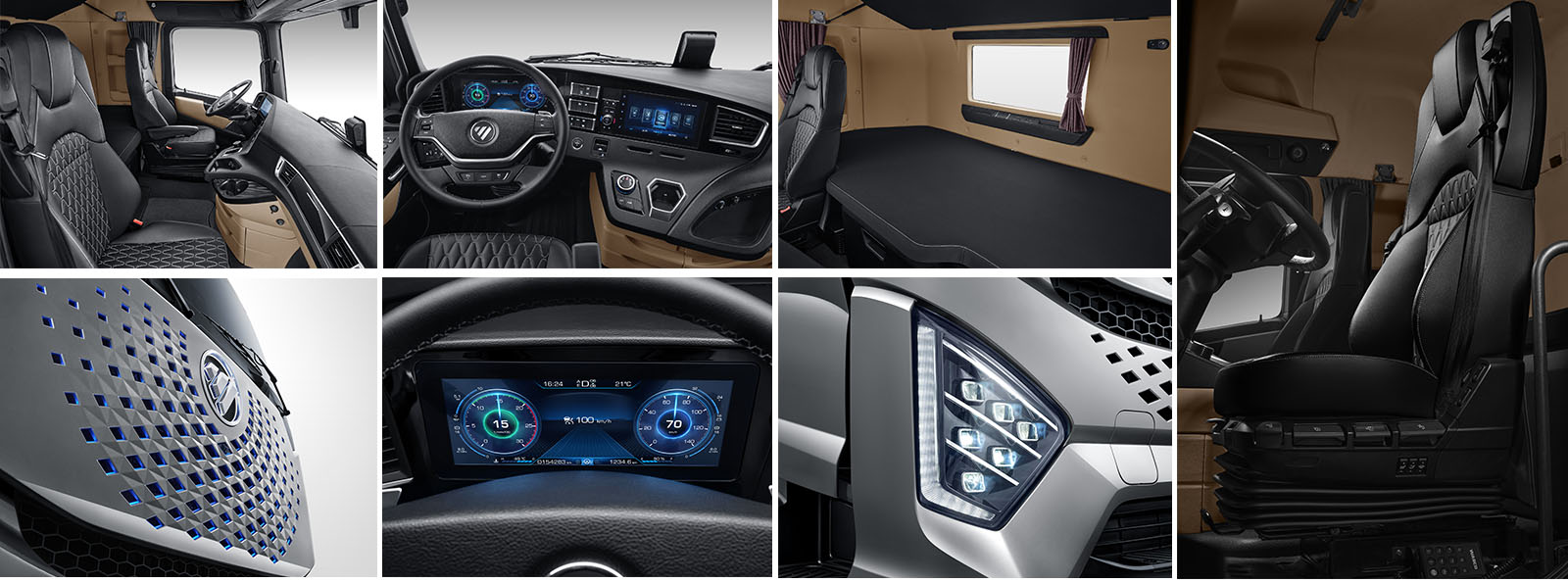 Foton AUMAN Galaxy 6X4 Tractor-Interior